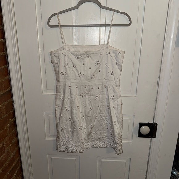BHLDN White Pearl-Embellished Dress - Picture 4 of 7